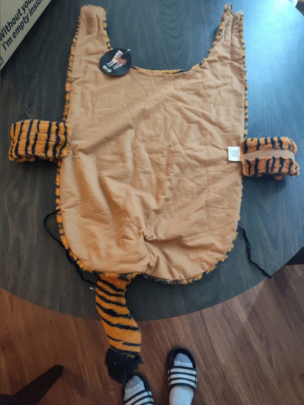 Tiger Plush Costume For Doggos